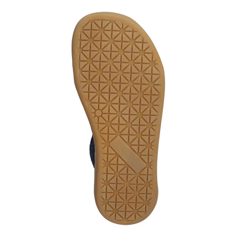 Barefoot schoen van scheerwol, zeeblauw