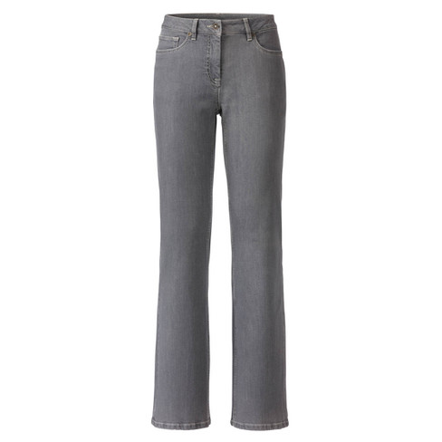 Jeans BOOTCUT van bio-katoen, grijs