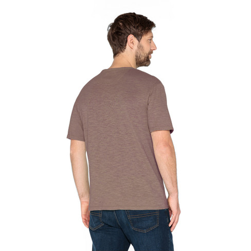 T-shirt van hennep met bio-katoen, grijs