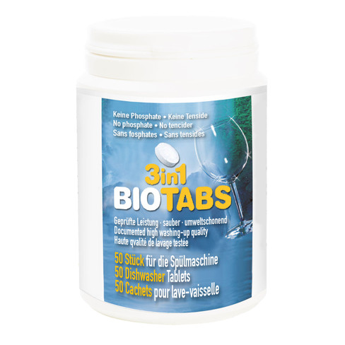 Image of BioTabs "3-in-1" voor de afwasmachine, 50 tabs Maat: