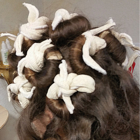 Papillotten-set voor krullen in je haar