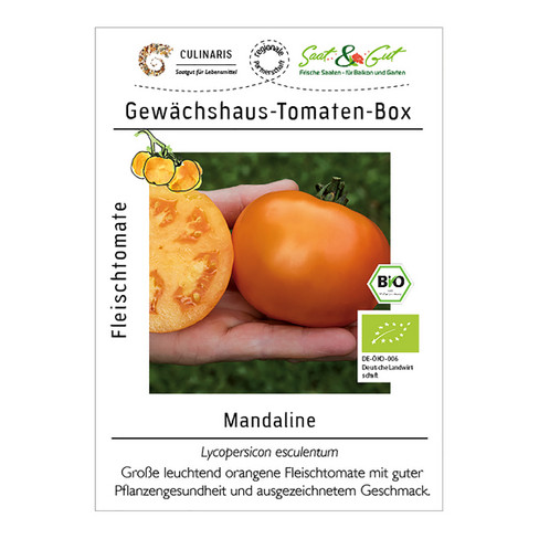 Bio-zaadpakket voor kas-tomaten, 8 soorten