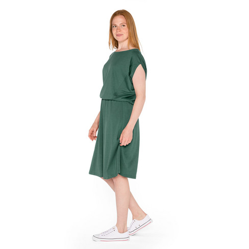 Jersey jurk van TENCEL™ met bio-katoen, zeewier