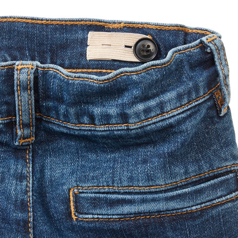 Worker-jeans van bio-katoen, donkerblauw