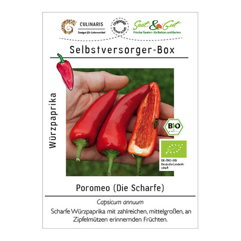 Zelfverzorger-zaadbox met bio-zaadgoed voor de moestuin, 15 soorten