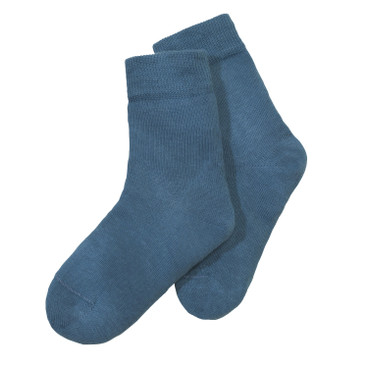 Basic-sokken van bio-katoen, petrol